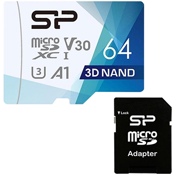کارت حافظه microSDXC سیلیکون پاور مدل Superior Pro کلاس 10 استاندارد UHS-I U3 سرعت 100MBps ظرفیت 64 گیگابایت